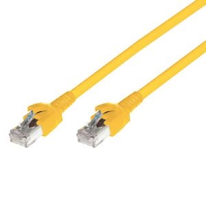 Dätwyler 653616 Dätwyler Patchkabel S/FTP, PiMF, Cat.6A, gelb, 5,0 m