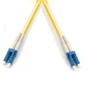 Ekivalan COZ008LCLC 1,00 Ekivalan LWL Patchkabel 9/125 µm, Single-Mode OS2-Faser, LC Duplex Stecker/ LC Duplex Stecker, gelb, 1,0 m UPC Schliff