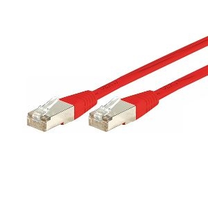 Exertis Connect 847143 Patchkabel Cat. 5e, F/UTP, rot, 2,0 m