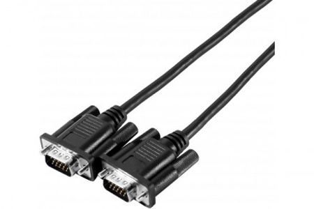 Exertis Connect 117740 S-VGA Monitorkabel "Basic", 15pol HD D-Sub St./St., 10,0 m, schwarz