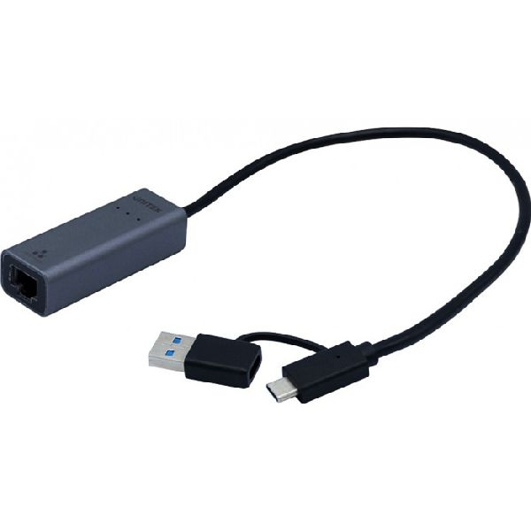 Exertis Connect 310761 USB 3.1 Gigabit Pro Netzwerk Adapter mit Typ C Konverter