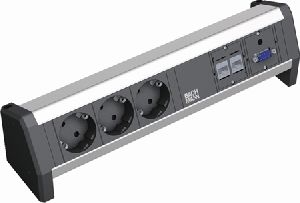Bachmann 3391005 Bachmann DESK 1 Facility System, 2 x RJ45 Buchse Cat5