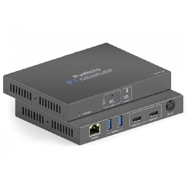 PureTools PT-HUB-100 PureTools 4K ProAV Grade USB-C Dockingstation, 4K@60Hz (4:4:4), 100 Watt PD
