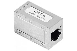 Dexlan 272220 Dexlan Modularadapter, Cat.6, RJ45 Bu./Bu., geschirmt