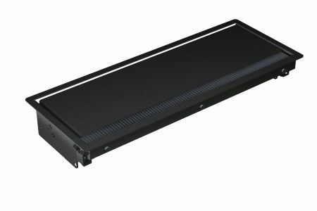 Bachmann 911003 Bachmann CONI Facility System Einbaurahmen, 6-fach, lang, schwarz