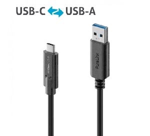 PureLink IS2611-010 PureLink Premium USB 3.1 Gen. 2 Kabel, USB St. A/ USB St. C, schwarz, 1,0 m
