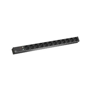 Bachmann 800.2334 Bachmann IT PDU Basic, 1 HE, 12-fach Schutzkontaktst