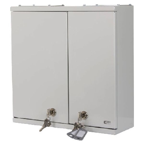 MetzConnect 1503297612-E Metz Connect FTTH Glasfaserverteiler OpDAT WV 4, reinweiß RAL 9010, mit 12x LC/APC 8° Kupplungen und 24 Pigtails