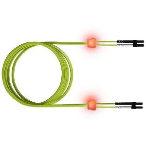 EasyLan LSD52200100 EasyLan LWL Duplex LED-Patchkabel OM5, 50/125 µm, LC/LC, limettengrün, 10,0 m