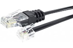 Exertis Connect 285010 Telefonkabel, Belegung: 2/7 – 3/4 – 4/5 – 5/8, schwarz, 5,0 m
