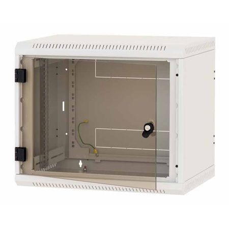 Triton RBA-09-AS6-CAX-A1 Triton RBA-09-AS6-CAX-A1, 19" Wandschrank einteilig 9HE 595mm, Vollglastür