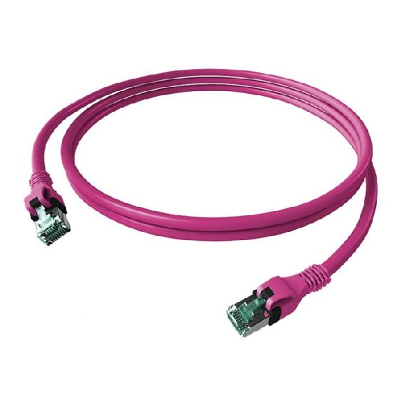 EasyLan CPP1OVAVAV0030 EasyLan DualBoot PushPull Patchkabel Cat.6A (ISO/IEC), S/FTP, violett, 3,0 m