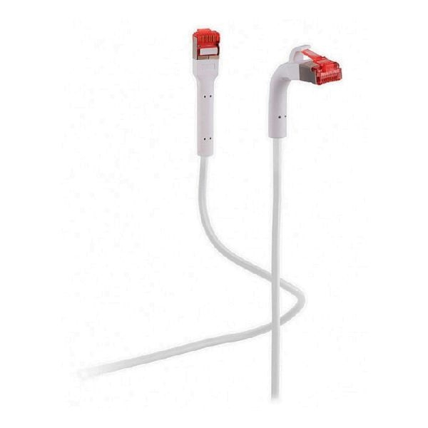 Flexline FL31-29076 Flexline RJ45 Patchkabel FlexAngle, Cat. 6A, U/FTP, TPE, halogenfrei, weiß, 10,0 m