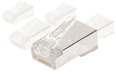 Exertis Connect 920870 RJ45 Modularstecker Cat. 5e, STP, für Patchkabel, VPE 100 Stück