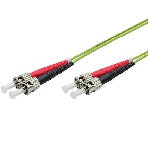 Ekivalan COZOM5STST2SL0500A Ekivalan LWL Duplex Patchkabel OM5, 50/125 µm, ST/ST, limettengrün, 50,0 m