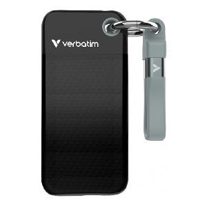 Verbatim 32194 Verbatim Pocket SSD USB 3.2 Gen 2, 2 TB, schwarz/grau