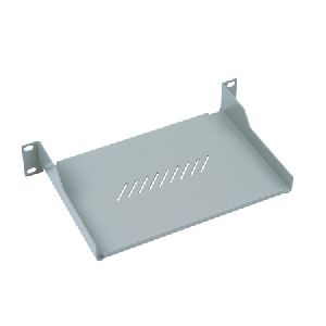 Triton RAC-UP-X01-C1 Triton 10" Fachboden für Wandgehäuse, Frontmontage 1 HE, Tiefe 150 mm, 10 kg, hellgrau RAL 7035
