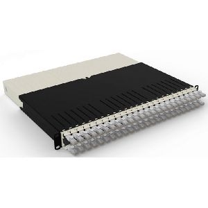 Patchbox PONEX8UTPWH patchbox.one/8RU/UTP (0,8 m) mit 24 Kassetten, Patchkabel Cat. 6a, U/UTP, PoE++, Kabel weiß
