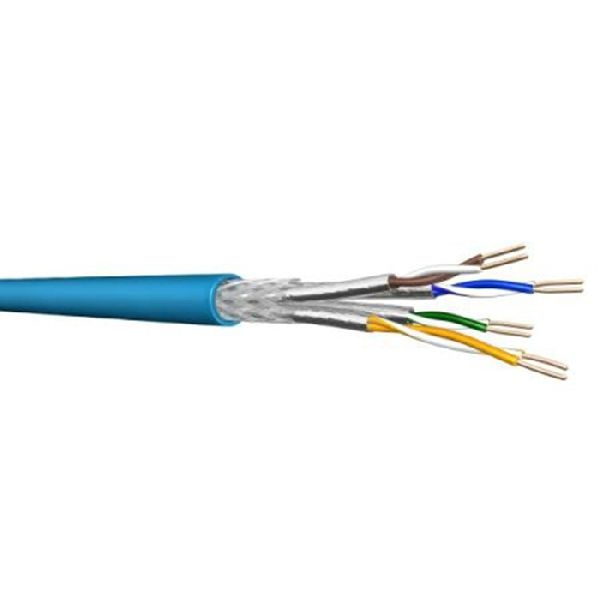 Draka 60039920 Draka Installationskabel UC LR 10Gbit Cat. 7 S/FTP (PiMF), halogenfrei, blau, 1000 m Einwegtrommel