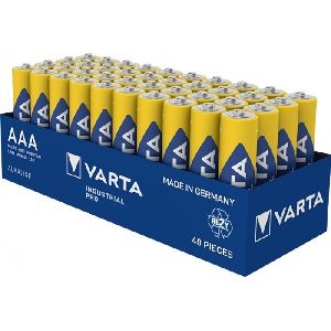 Varta 04003211354-40P VARTA Batterie Alkaline, INDUSTRIAL PRO, Micro, AAA, LR03, 1.5V, Schachtel (40-er Pack)