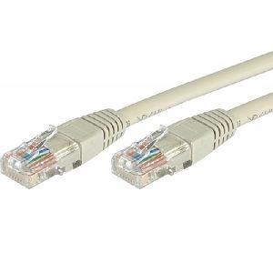 Exertis Connect 857180 Patchkabel Cat.5e, U/UTP, grau, 0,15 m