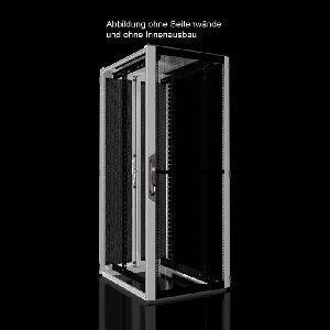 Rittal 7993616 Rittal 19" Serverschrank PRO LINE, 42 HE, 800 x 1000 mm, perforierte Front- und Rücktür, lichtgrau RAL 7035