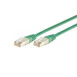 Exertis Connect 842202 Patchkabel Cat. 6, F/UTP, PoE+, grün, 2,0 m