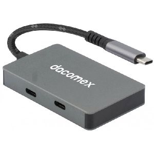 Dacomex HB514 Dacomex USB Hub HB514, Eingang USB Type-C, Ausgang 2x Type-A, 1x Type-C, 1x Type-C PD 60 W, Recycling-Material