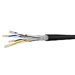 Draka 60011276 Draka Erdverlegekabel UC900 SS23 PE, Cat.7, S/FTP, PiMF, schwarz, 500 m Einwegtrommel