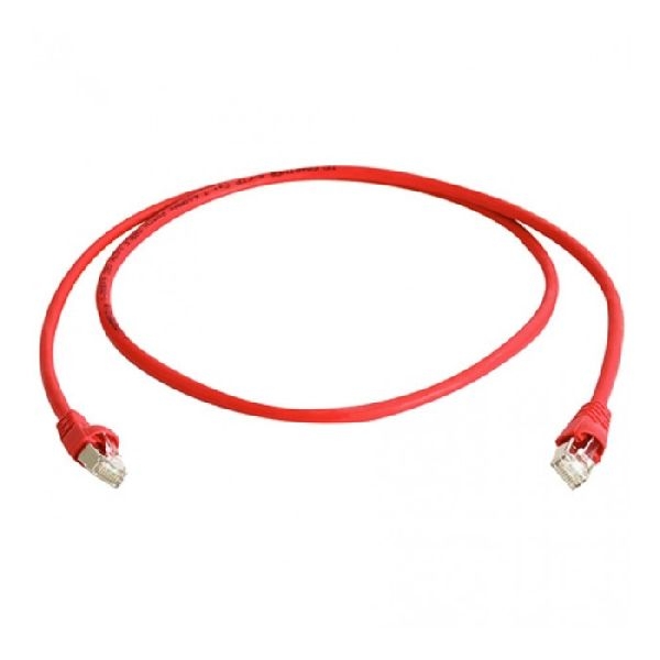 Telegärtner L00005A0029 / 100008983 Telegärtner Patchkabel Cat. 6A ISO/IEC, S/FTP (PiMF), halogenfrei, rot, 10,0 m