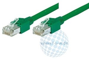 Tecline 719015G Tecline Patchkabel Cat. 5e, S/UTP, hochflexibel, grün, 1,5 m
