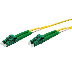 Ekivalan COZ008LALA2SJ0005A Ekivalan LWL Duplex Patchkabel OS2, 9/125 µm, LC APC/LC APC, gelb, 0,5 m