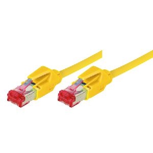 Tecline 718003Y Patchkabel S/FTP, PiMF, CAT.6A EIA/TIA, Class EA, gelb