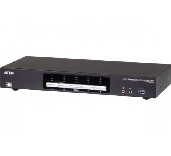 Aten CS1944DP ATEN 4-Port USB 3.0 4K DisplayPort Dual Display KVMP Switch CS1944DP