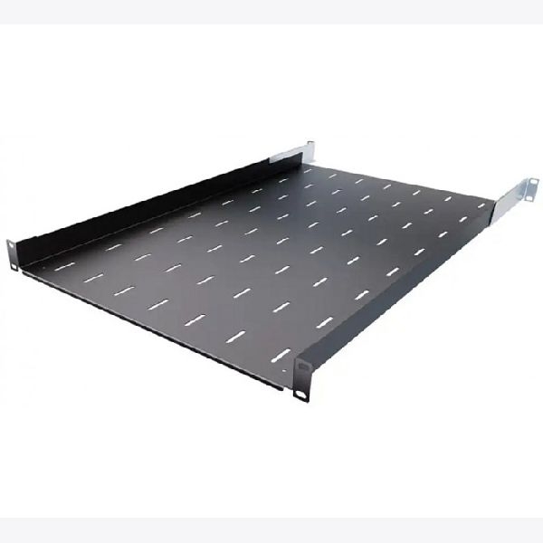 Silence Rack 90ITB19FB750S Silence Rack 19" Fachboden für Netzwerkschränke, Festeinbau, Tiefe 750 mm, 40 kg, schwarz RAL 9005