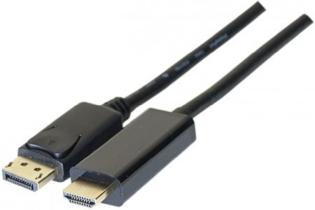 Exertis Connect 128059 DisplayPort 1.2 zu HDMI 2.0 Adapterkabel, DisplayPort St./ HDMI St. A, 2,0 m