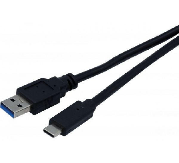 Exertis Connect 532488 USB 3.1 Gen. 1 Kabel, USB St. A/ USB St. C, schwarz, 1,8 m