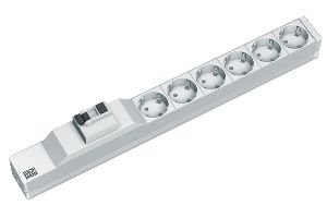 Bachmann 333.411 Bachmann 19" PDU Basic, Steckdosenleiste mit FI-Schut