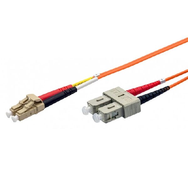 Ekivalan COZ050DCLC2SO0200A Ekivalan LWL Duplex Patchkabel OM2, 50/125 µm, LC/SC, orange, 20,0 m