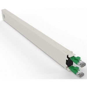 Patchbox CONEX8STPGR patchbox.one/Cassette 8RU (0,8 m), Cat. 6a, U/FTP, PoE, grün