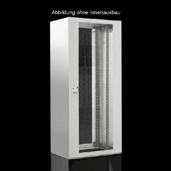 Rittal 7993626 Rittal 19" Serverschrank BASIC LINE, 42 HE, 800 x 1000 mm, perforierte Front- und Rücktür, lichtgrau RAL 7035