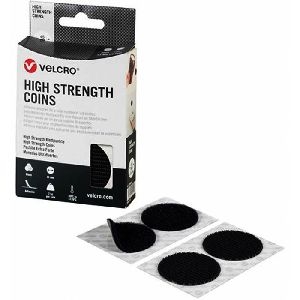 Velcro VEL-PS20010 High Strength Klett-Installationsband der Marke VELCRO(r), 6 Hakenpunkte, 6 Flauschpunkte, 45 mm, schwarz