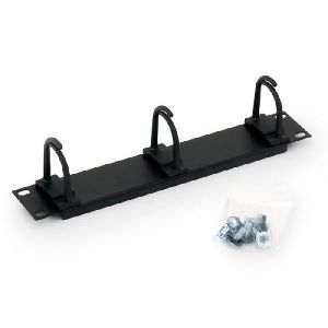 Triton RAC-VP-X02-C1 Triton 10" Rangierfrontplatte, 3 Kabelrangierbügel, 1 HE, hellgrau RAL 7035