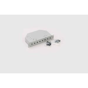 Triton RAC-FO-X01-C1 Triton LWL Spleißbox, unbestückt, 8-fach ST Frontblende, 10", hellgrau RAL 7035