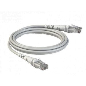 Patchsee TPC-LG-U/0.5 Patchsee ThePATCHCORD RJ45 Patchkabel Cat. 6A, U/UTP, extra dünn, grau, 0,15 m
