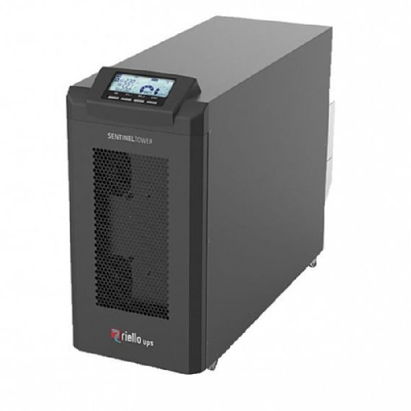 Riello STW 6000 C3-014 Riello SuperCaps USV Sentinel Tower SC, 6000 VA / 6000 Watt, Online Doppelumwandlungstechnologie, Eingang: einphasig / Ausgang: