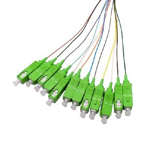 Tecline 20500013 Tecline LWL Faserpigtails, OM5, farbig, SC/UPC, 2,0 m, 12 Stück