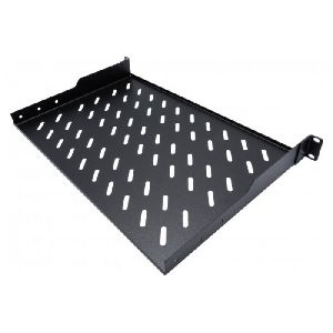 Ekivalan BEACCFS1U2P400BL Ekivalan 19" Fachboden, 1 HE, 486 x 400 mm, schwarz