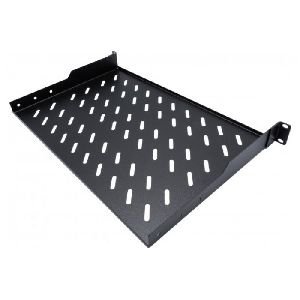 Ekivalan BEACCFS1U2P400BL Ekivalan 19" Fachboden, 1 HE, 486 x 400 mm, schwarz