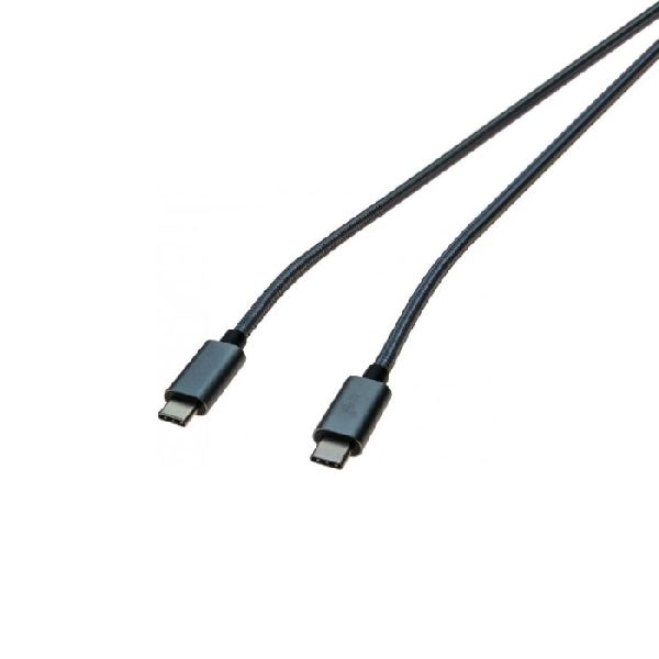 Exertis Connect 532483 USB 3.2 Gen. 2 Kabel, bis 100 Watt, USB St. C/ USB St. C, schwarz, 1,0 m